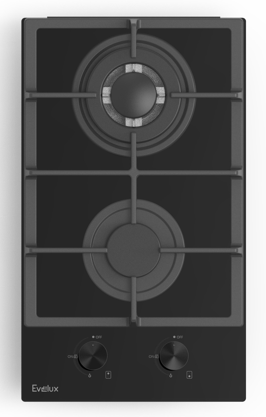 картинка Газовая варочная панель Evelux HEG 325 BG черная 