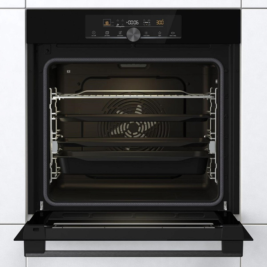 картинка Духовой шкаф с функцией пара Gorenje BPS6747A06BG черный 