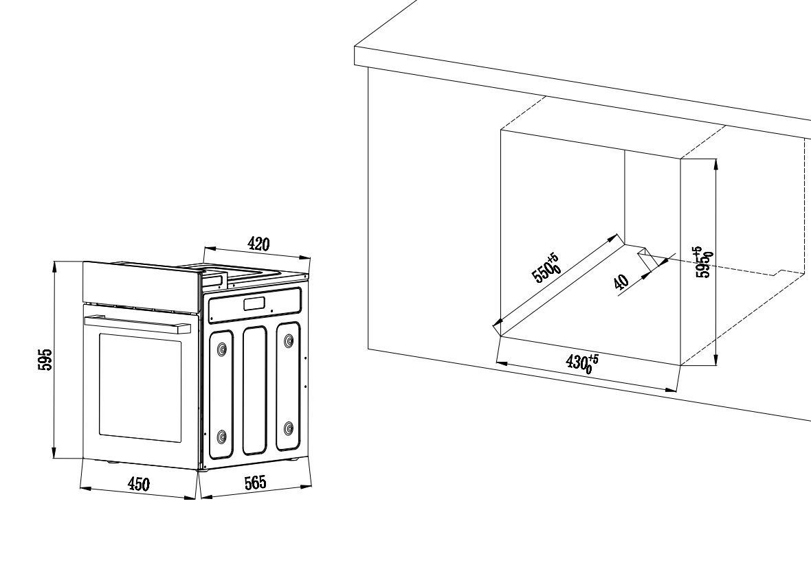 картинка Электрический духовой шкаф Weissgauff EOY 451 PDB 