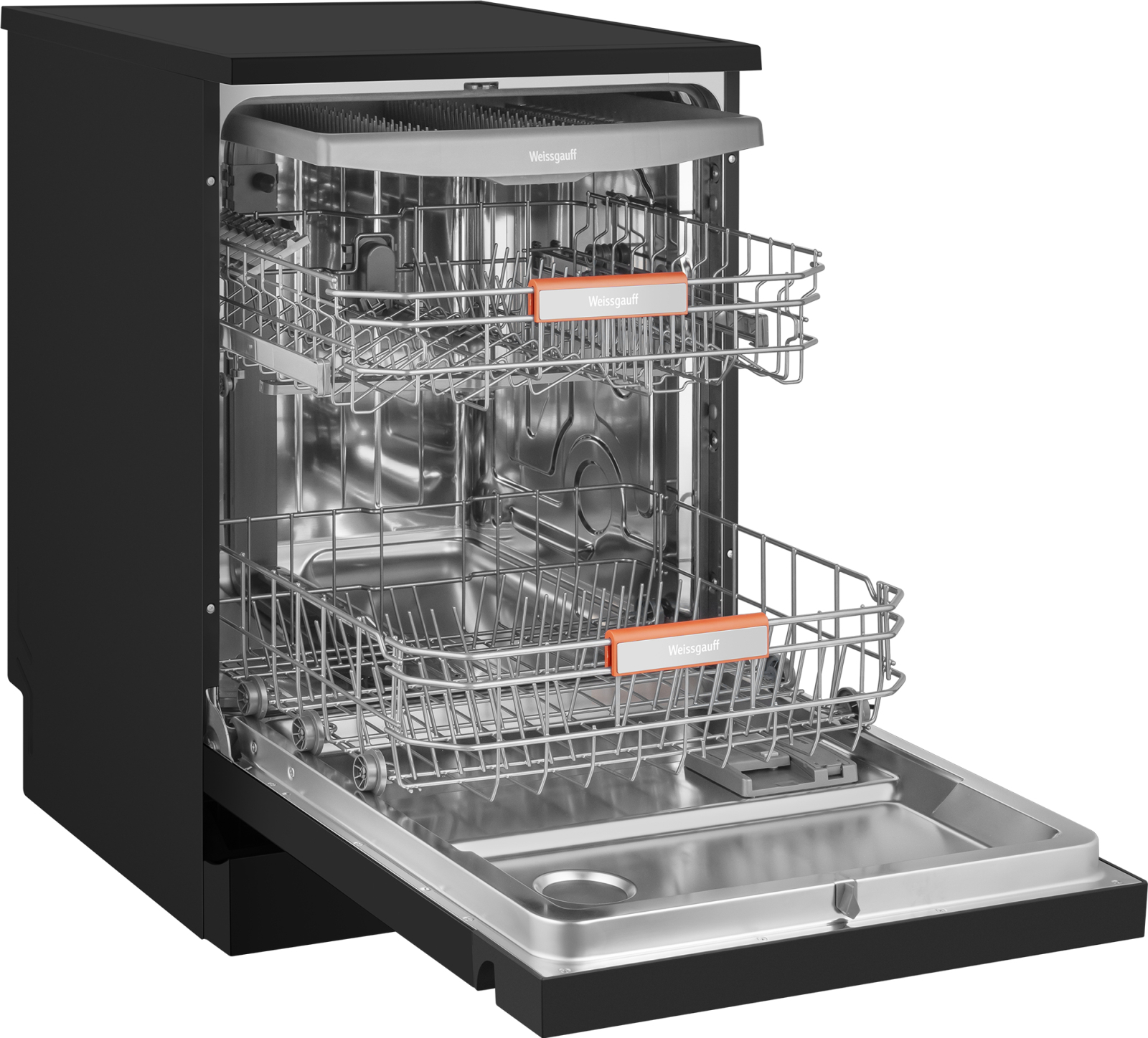 картинка Посудомоечная машина отдельностоящая Weissgauff DW 6038 B Inverter 