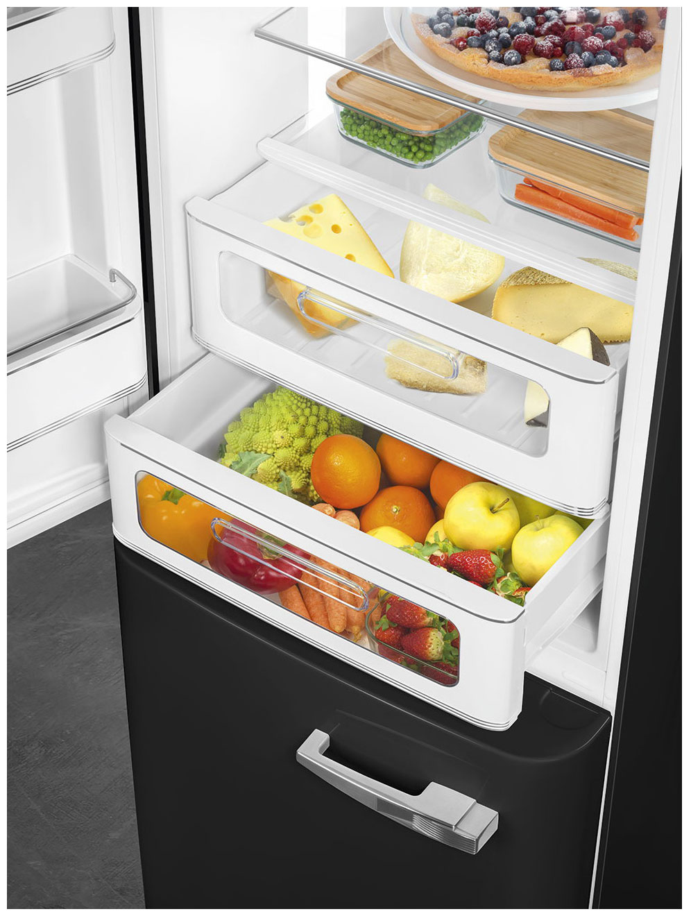 картинка Отдельностоящий холодильник Smeg FAB32LBL5 