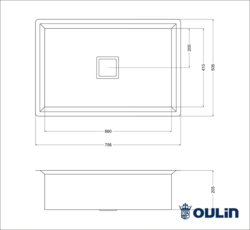 картинка Мойка для кухни Oulin OL-FU113 