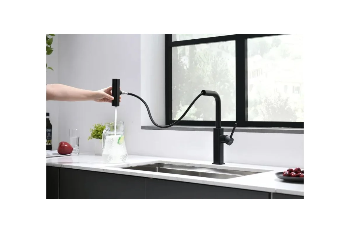 картинка Смеситель LONGRAN Techno LM2186, Black 