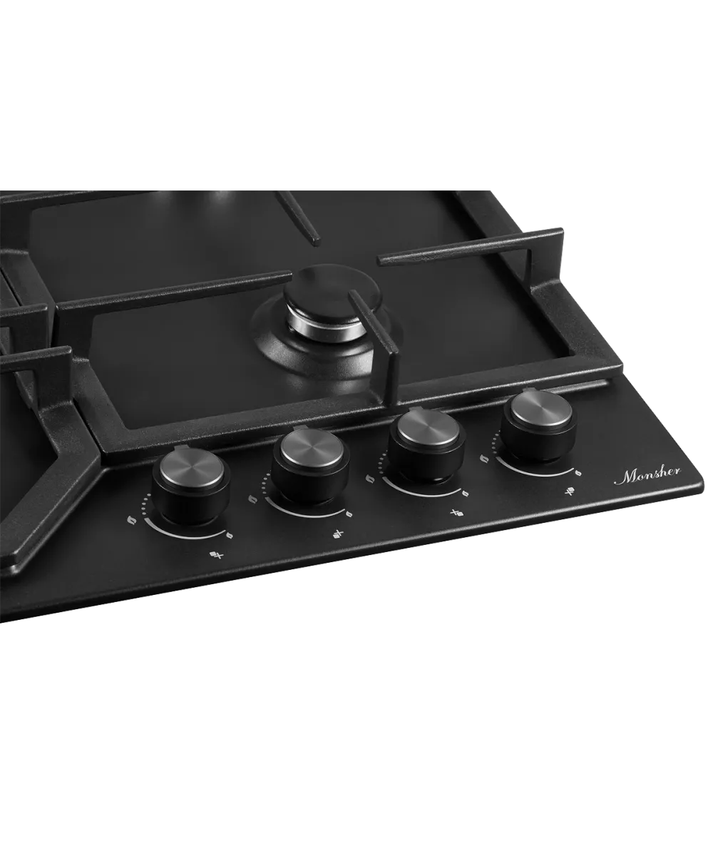 картинка Газовая варочная панель Monsher MSG 60 Noir 