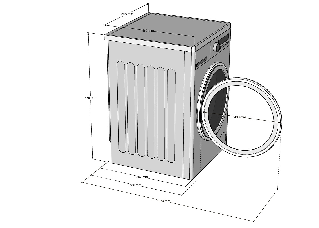 картинка Стиральная машина с паром Korting KWM 60DS1260 