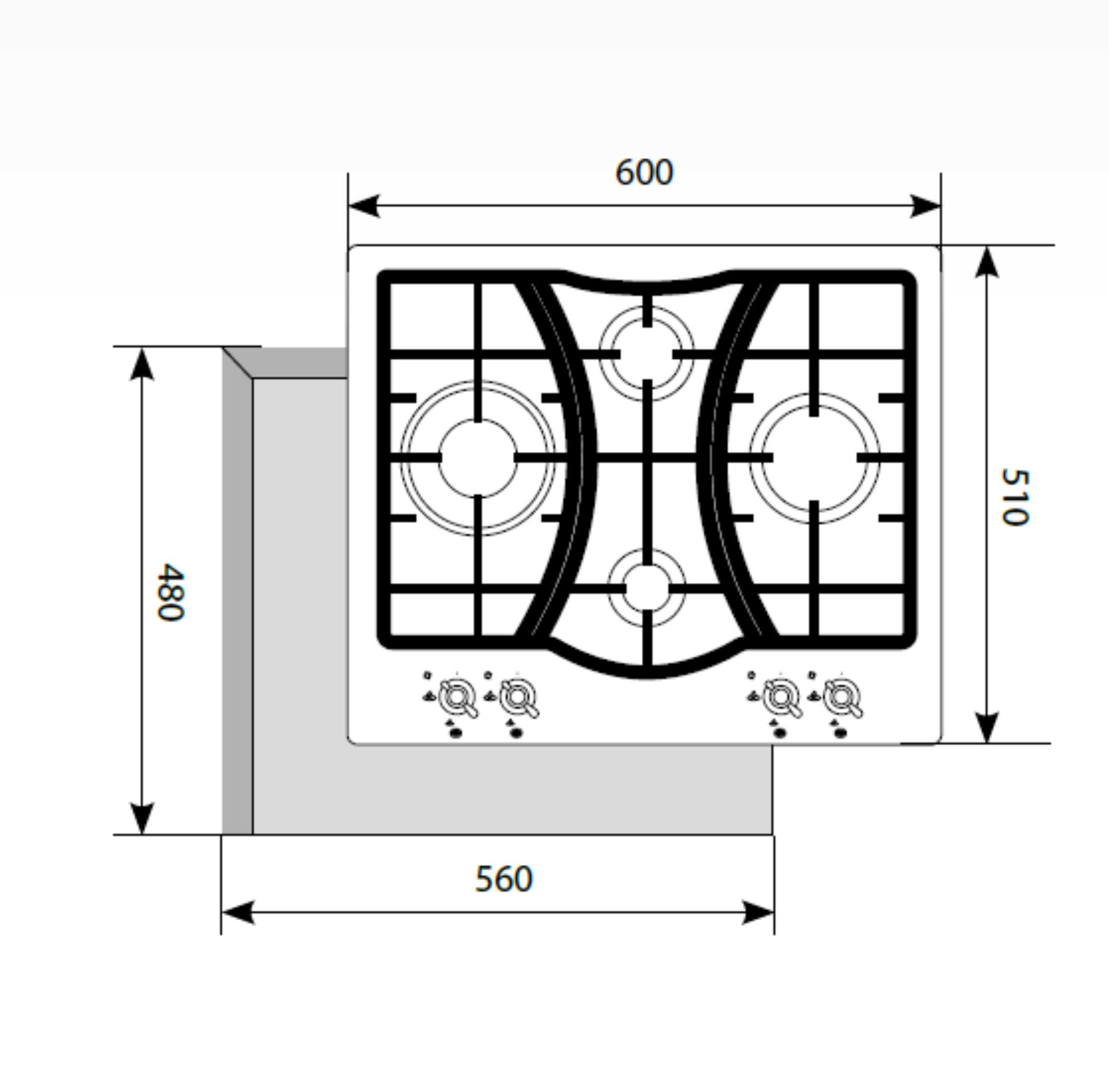 картинка Варочная панель Lex GVE 643C IV 