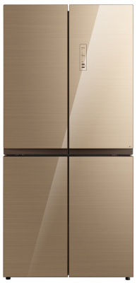 картинка Отдельностоящий холодильник Korting KNFM 81787 GB золотой 