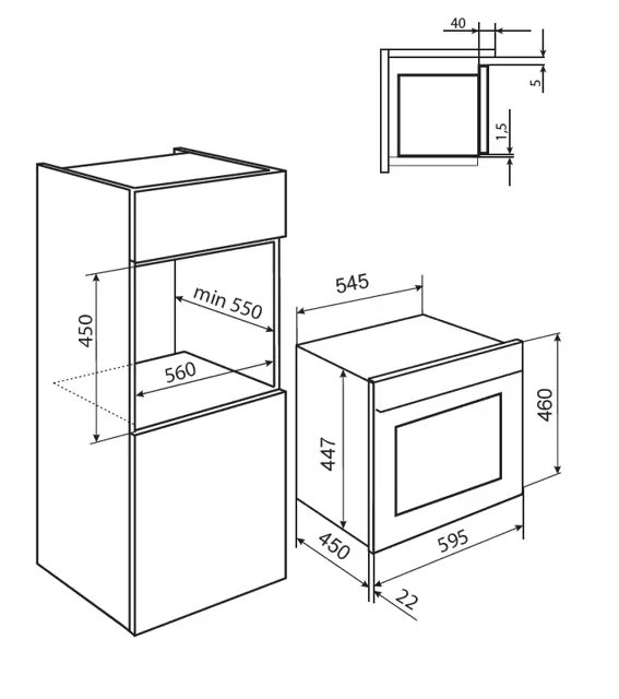 картинка Микроволновая печь Kuppersberg RMW 969 ANX антрацит 