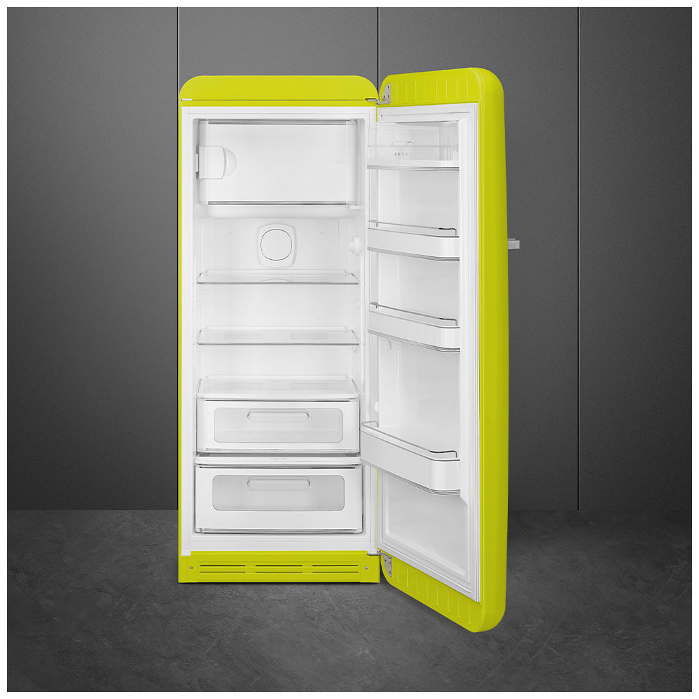 картинка Отдельностоящий холодильник Smeg FAB28RLI5 лайм 