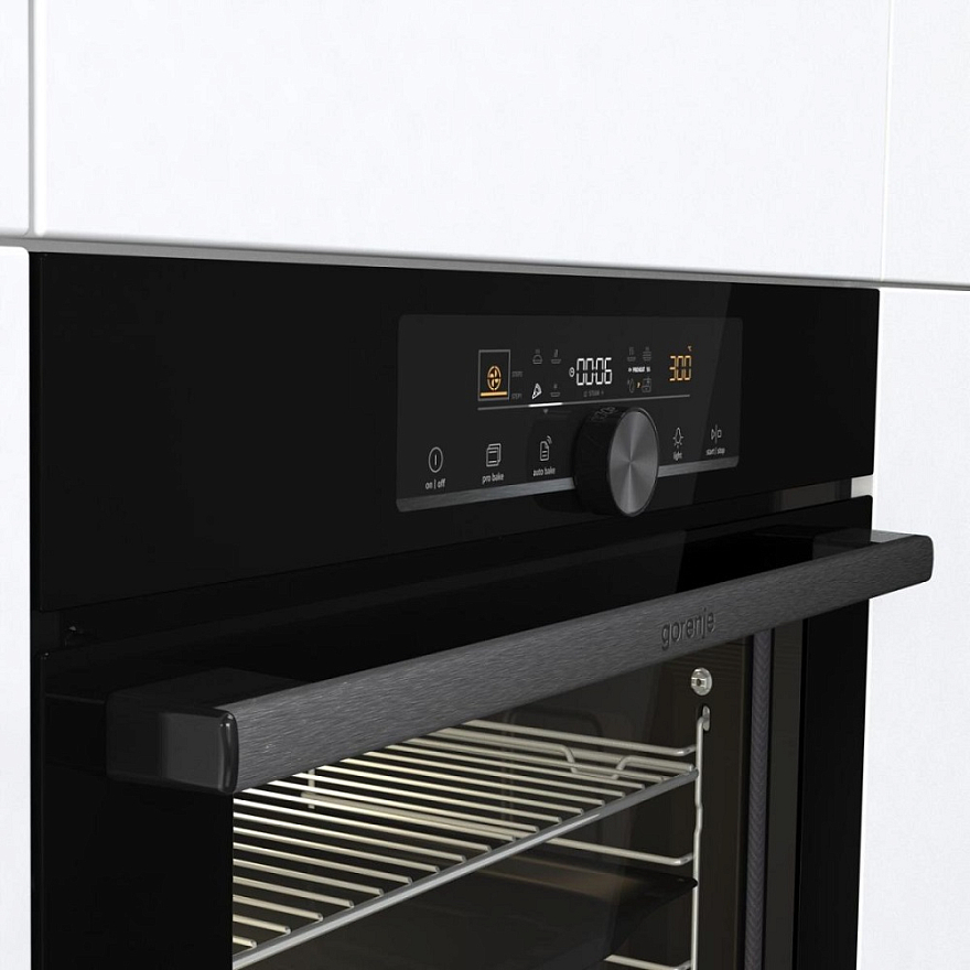 картинка Духовой шкаф с функцией пара Gorenje BPS6747A06BG черный 