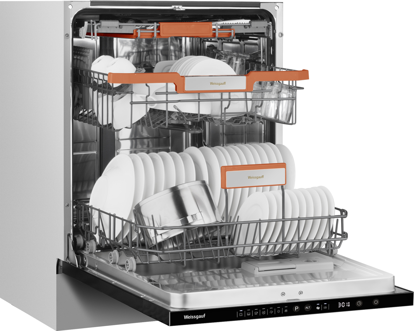 картинка Посудомоечная машина встраиваемая Weissgauff BDW 6036 D Infolight 