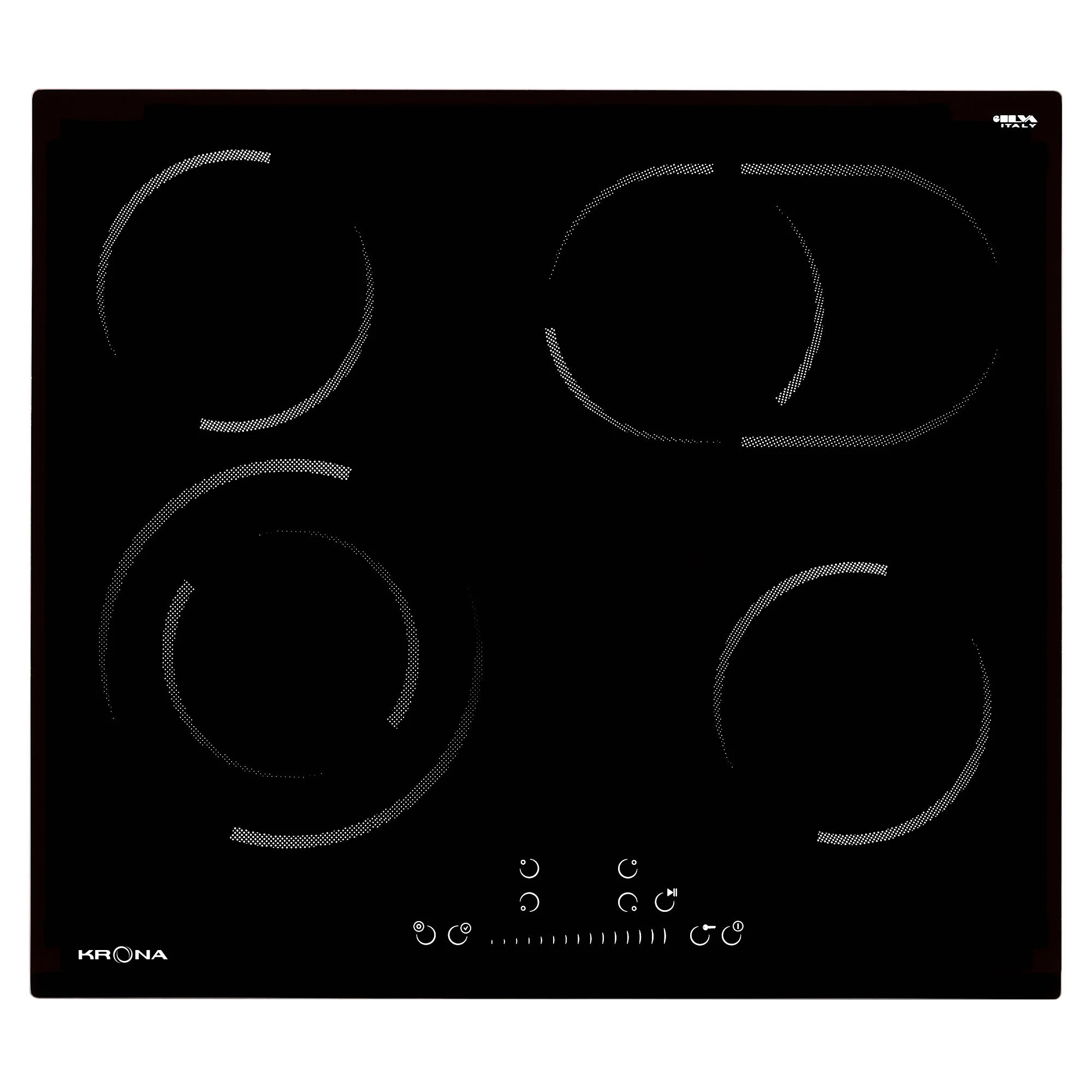 картинка |Discount| Электрическая варочная панель Krona LEGGIERO 60 BL черный 