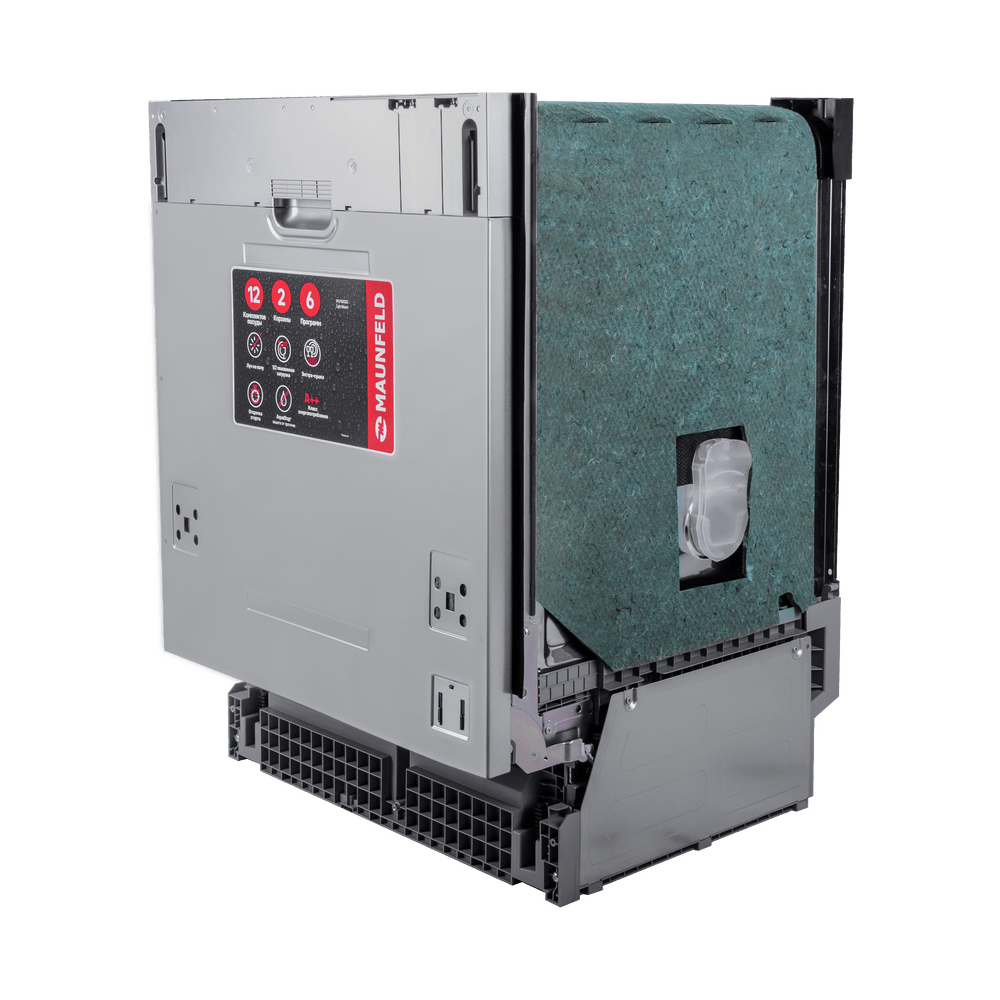 картинка Посудомоечная машина встраиваемая Maunfeld MLP60020 Light Beam нержавеющая сталь 