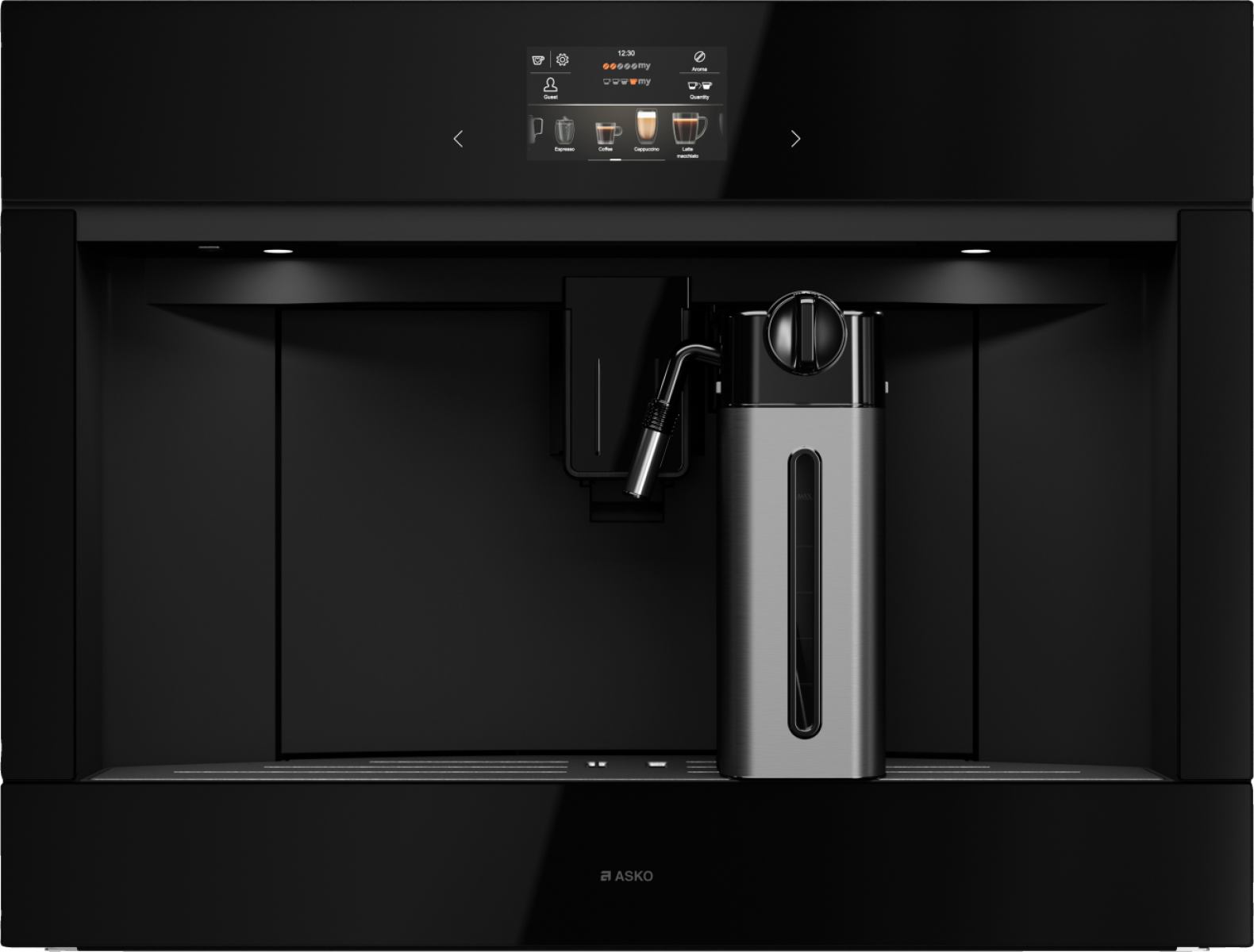 картинка Кофемашина встраиваемая Asko CMB54BG черный  картинка Кофемашина встраиваемая Asko CMB54BG черный