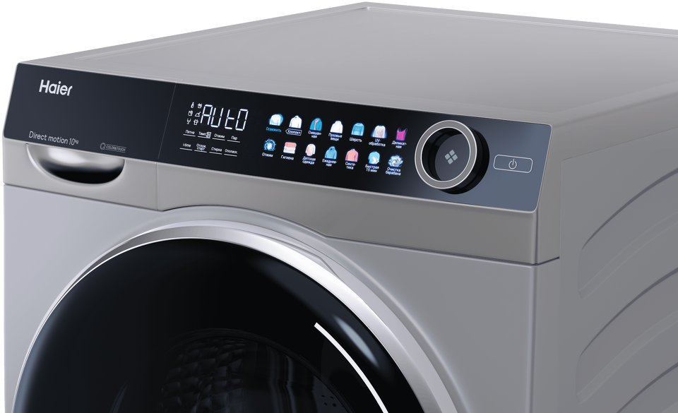 картинка Стиральная машина с паром Haier HW100-BD14378S 