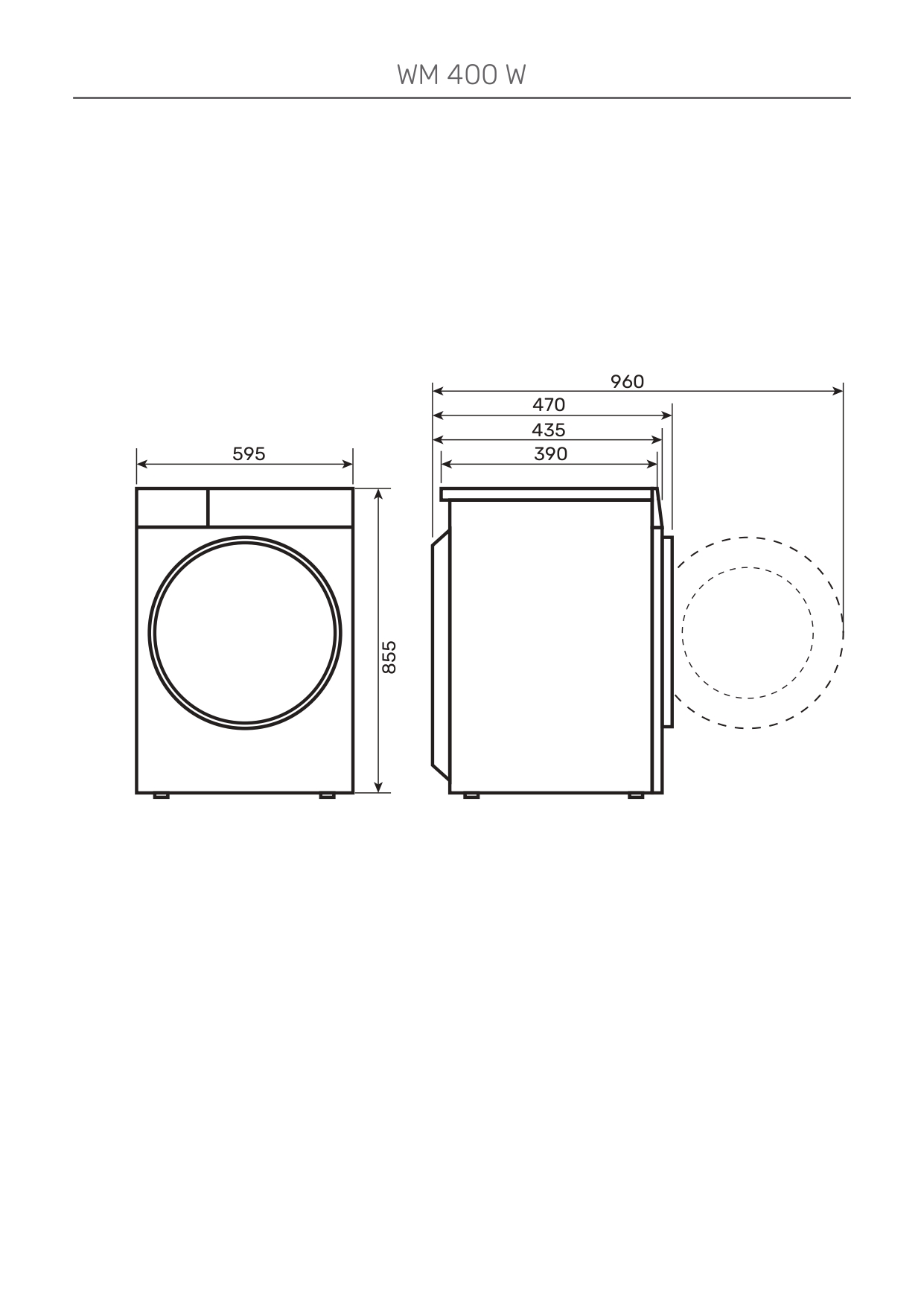 картинка Стиральная машина с паром Kuppersberg WM 400 W 