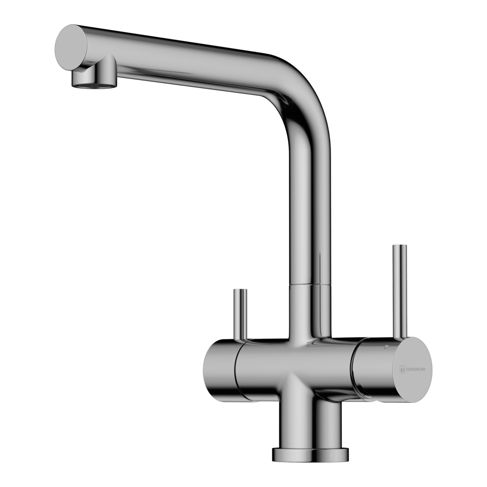 картинка Смеситель Omoikiri TAKAMATSU нержавеющая сталь 