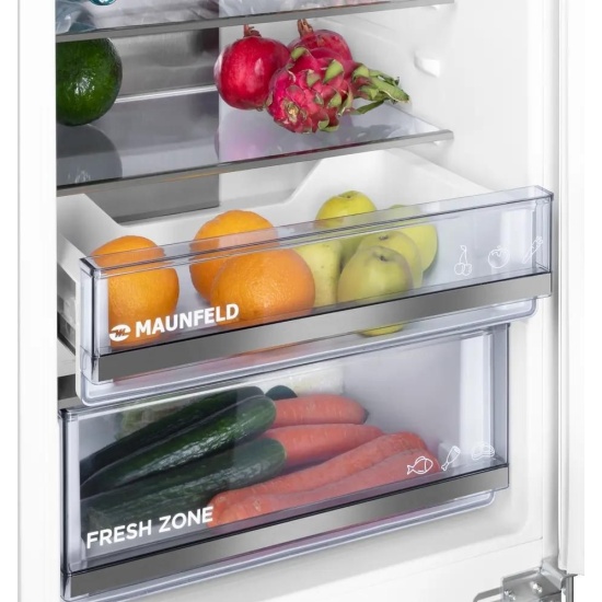 картинка Встраиваемый холодильник Maunfeld MBF193NFWGR Inverter 