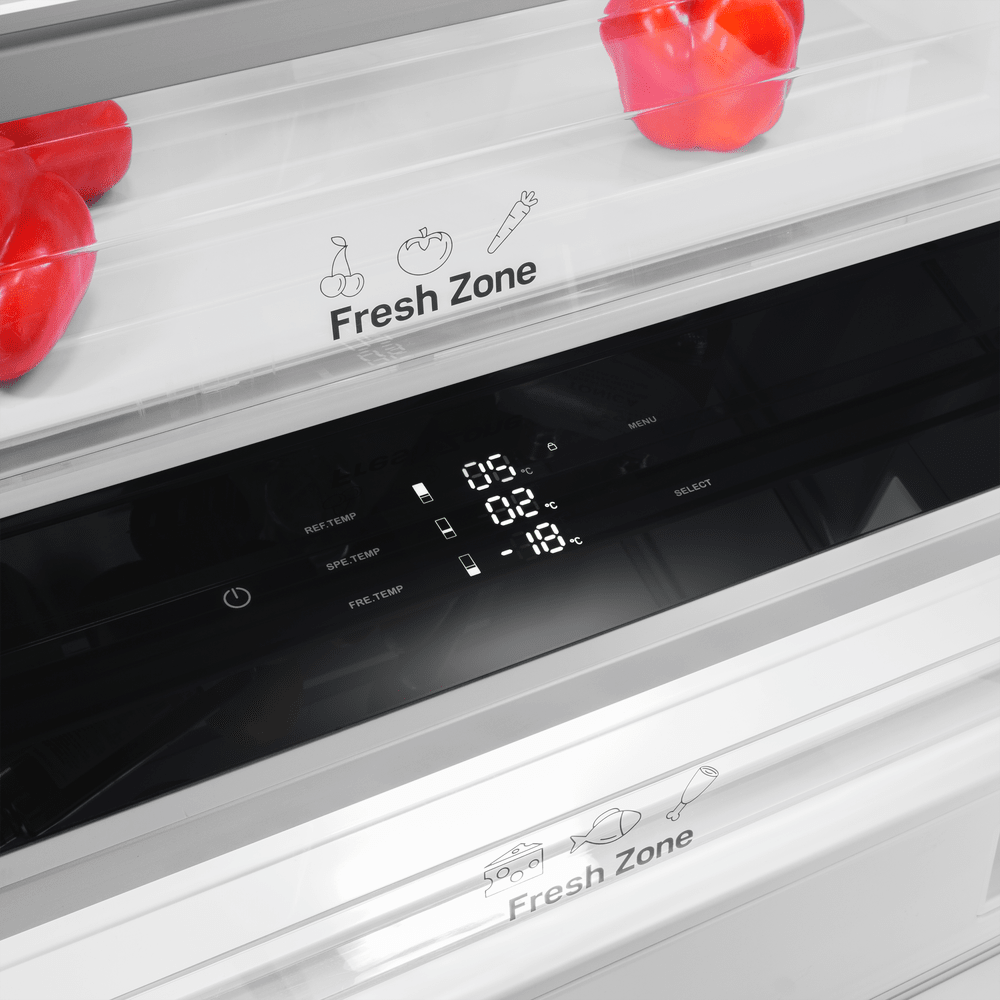 картинка Встраиваемый холодильник Maunfeld MBF212NFW1 Inverter 