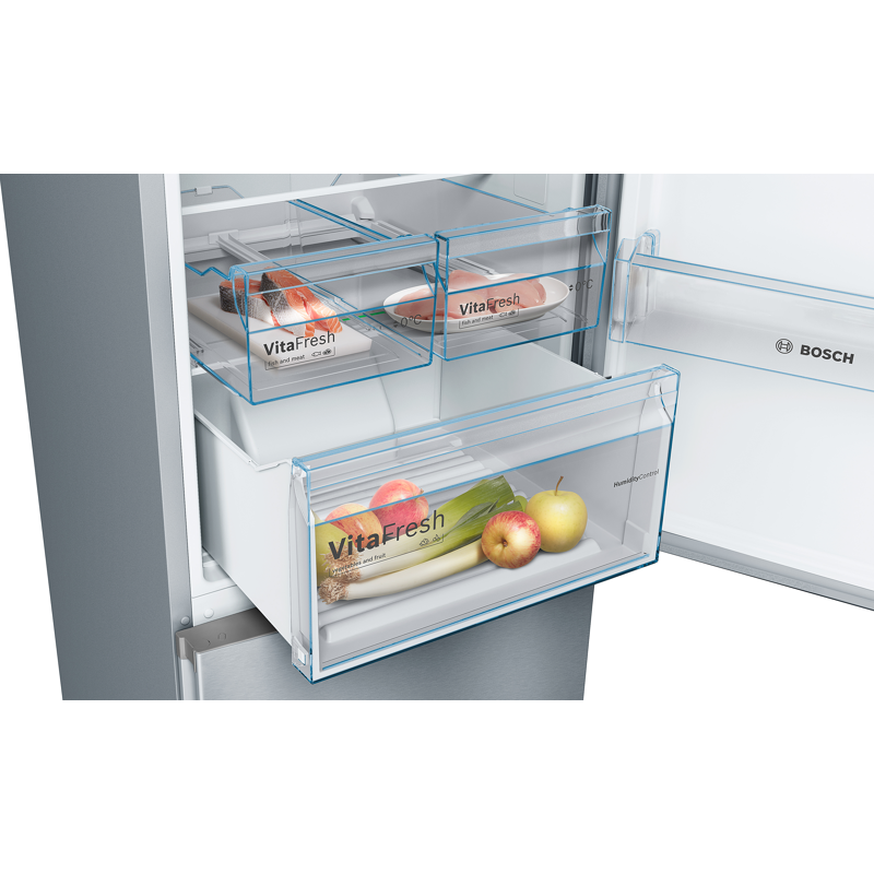 картинка Отдельностоящий холодильник Bosch KGN39XI30U нержавеющая сталь 