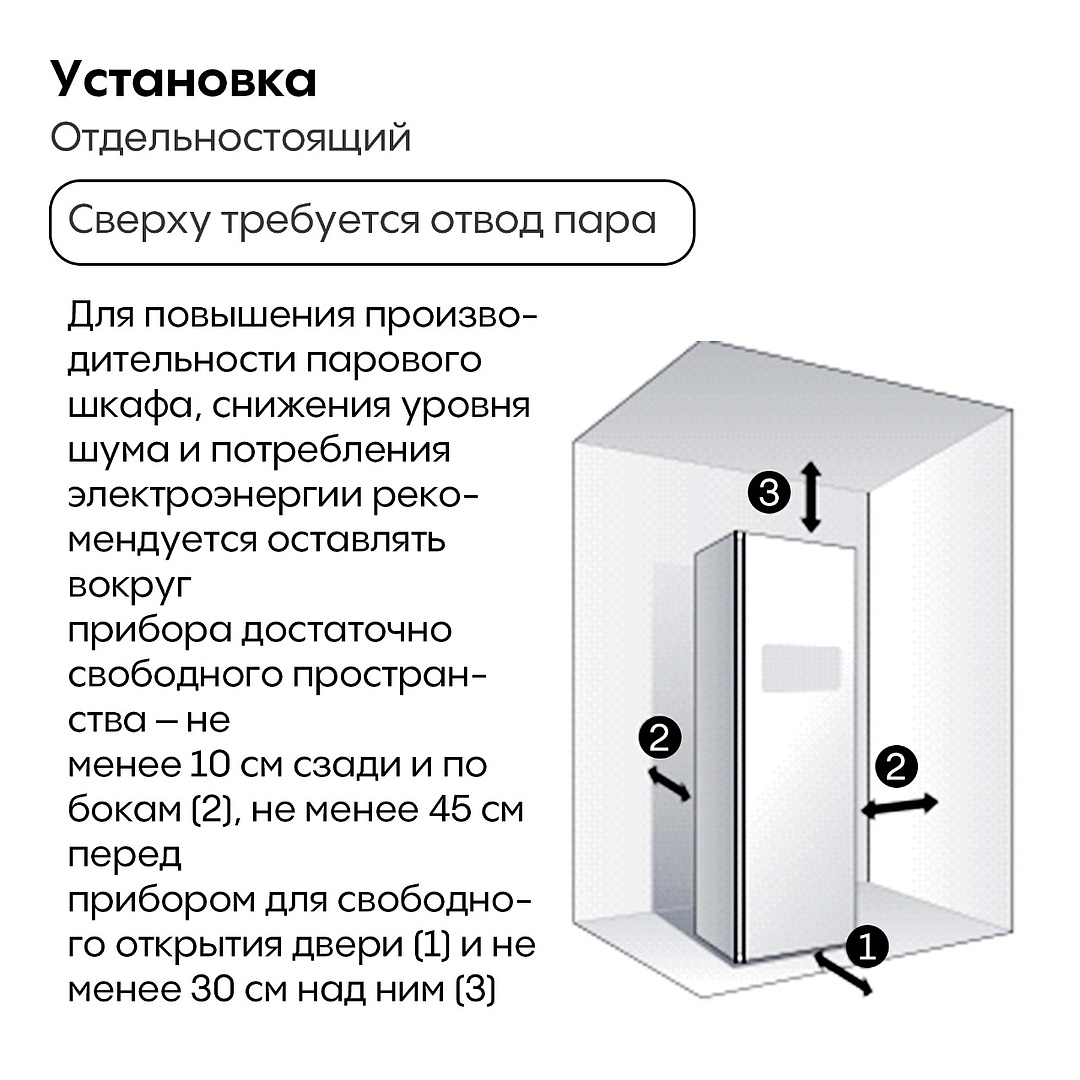 картинка Паровой шкаф Hiberg SD 4GB 