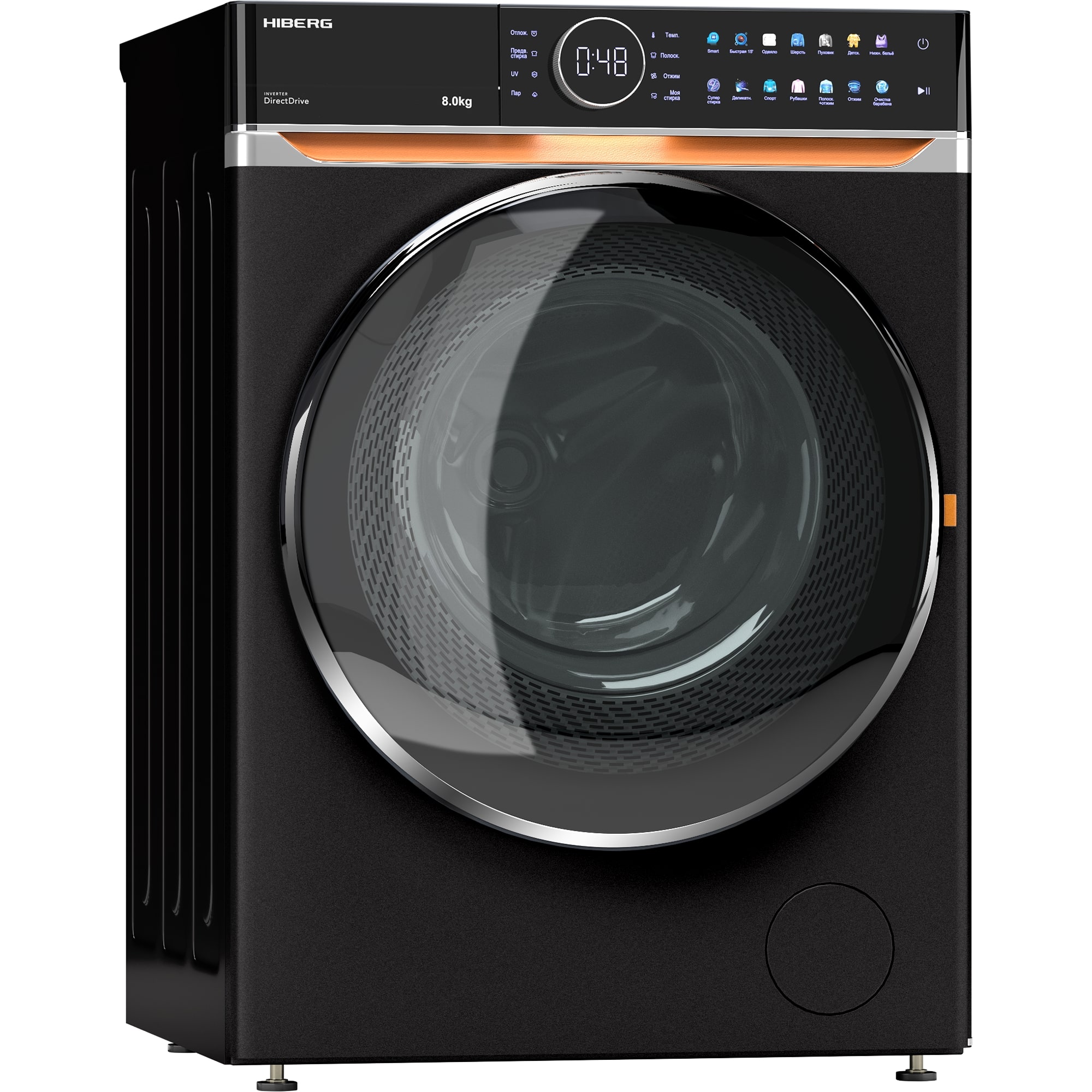 картинка Стиральная машина Hiberg I-DDQ10 - 814 B 