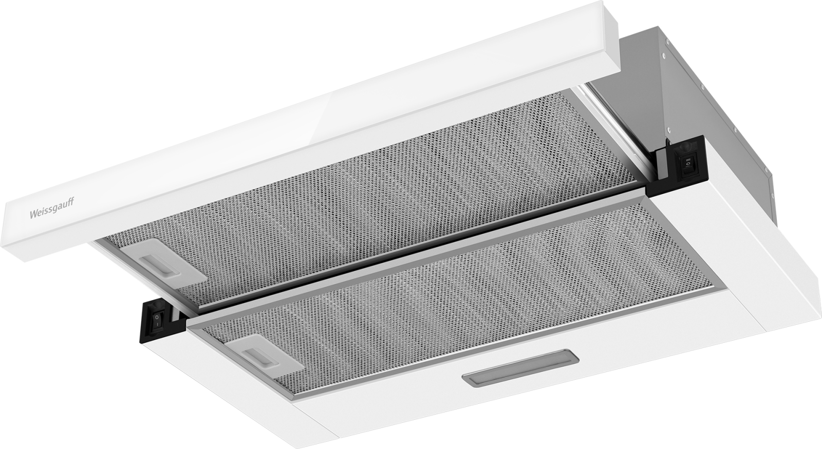 картинка Кухонная вытяжка Weissgauff TEL 600 White Glass 