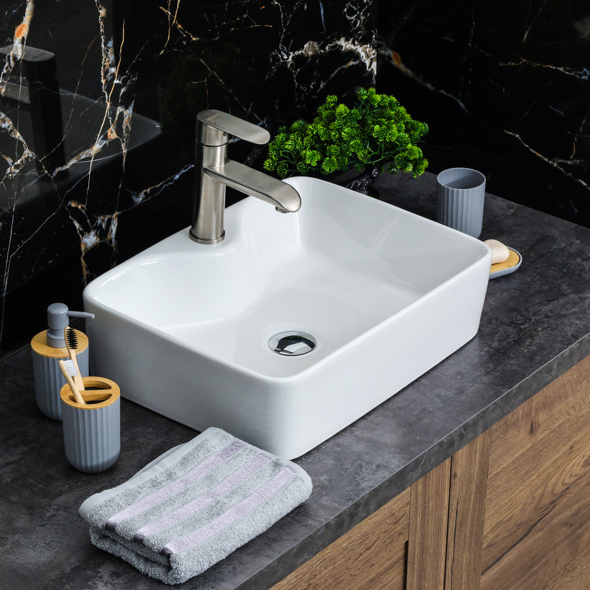 картинка Раковина Melana MLN-7291, белый 