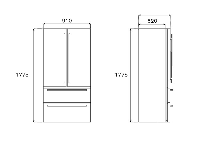 картинка Отдельностоящий холодильник Bertazzoni REF904FFNXTC 