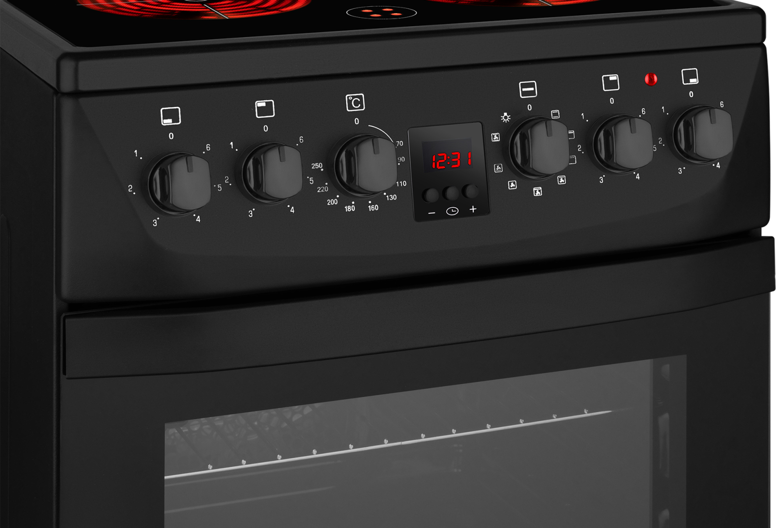 картинка Электрическая кухонная плита Weissgauff WES 2V16 BE Premium Line 