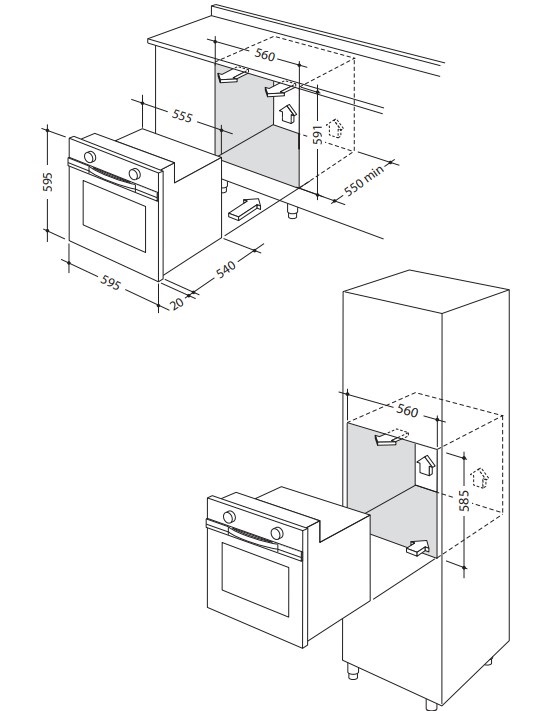 картинка Газовый духовой шкаф Delonghi CGGBA4 