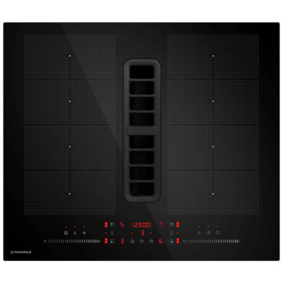 картинка Варочная панель с интегрированной вытяжкой Maunfeld MIHC604SF2BK  картинка Варочная панель с интегрированной вытяжкой Maunfeld MIHC604SF2BK