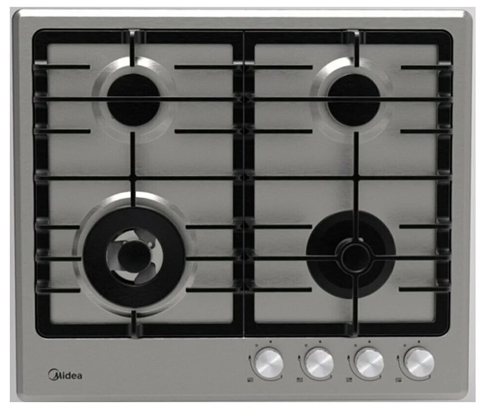 картинка Газовая варочная панель Midea MG645TX нержавеющая сталь 