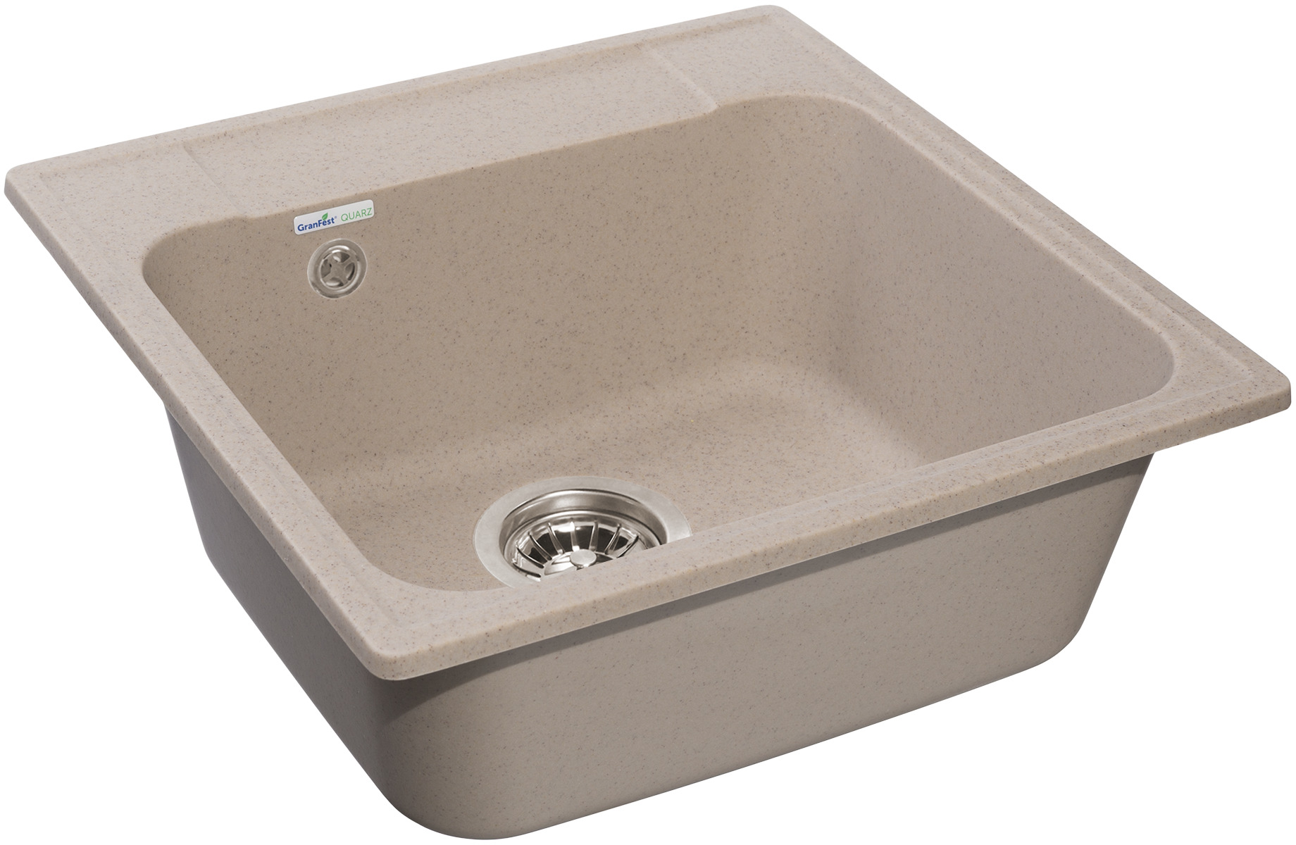 картинка Мойка для кухни Granfest-Quarz GF-Z48 песочный 