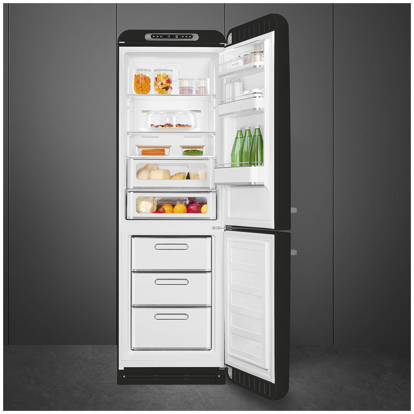картинка Отдельностоящий холодильник Smeg FAB32RBL5 