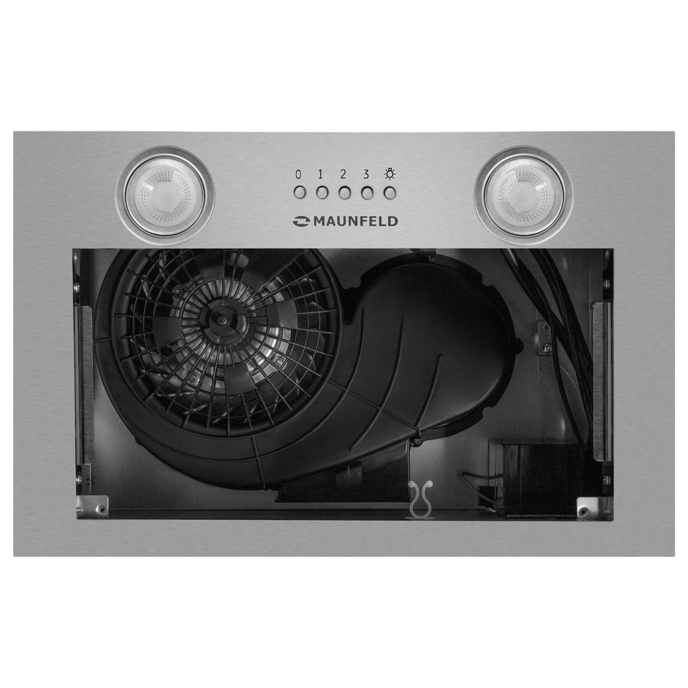 картинка Кухонная вытяжка Maunfeld Bay 45 Push нержвающая сталь 