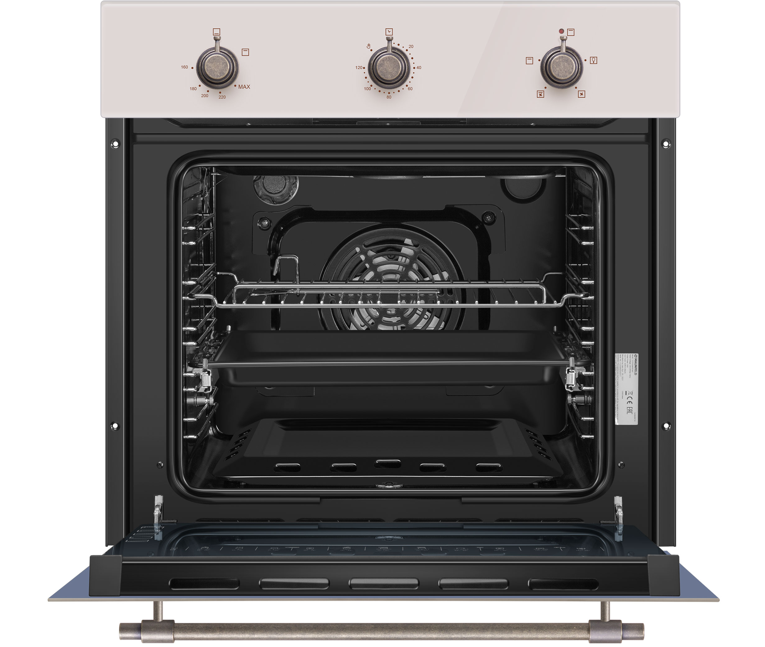 картинка |Discount| Духовой шкаф Maunfeld EOGC604RIB.MT бежевый 
