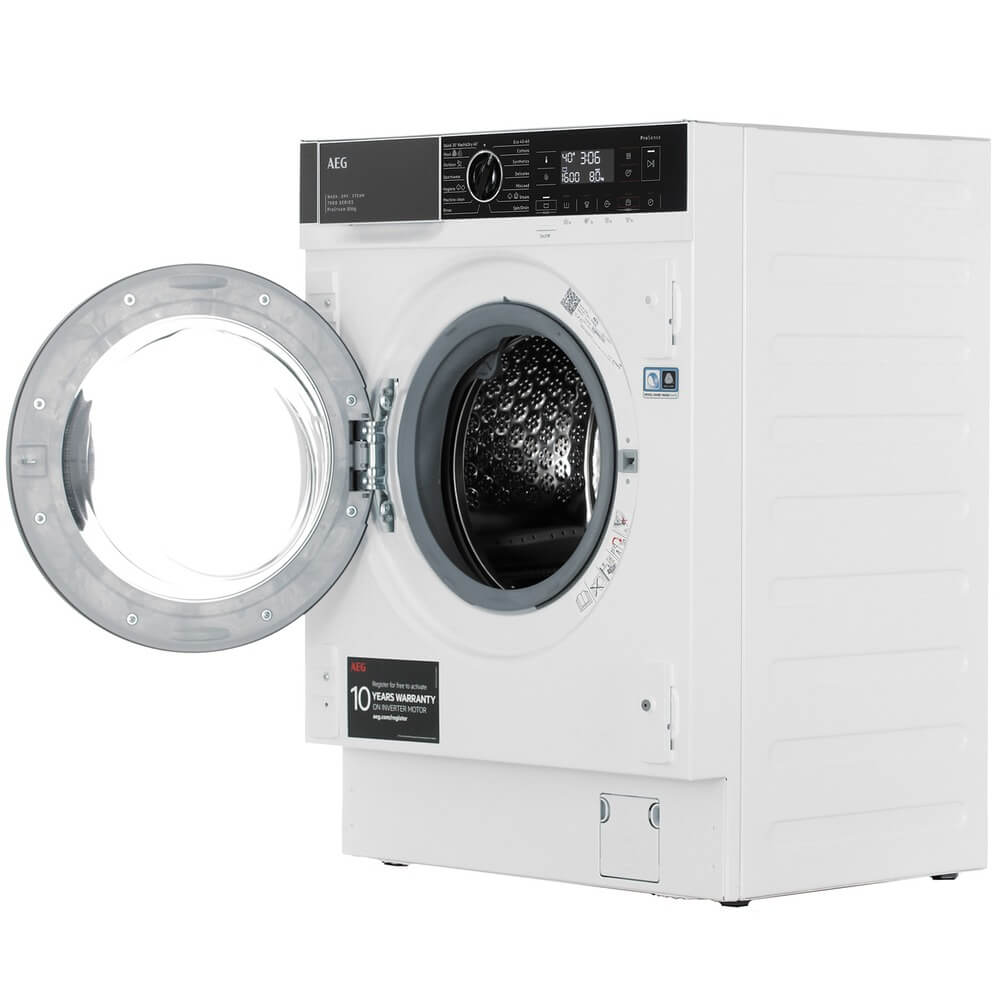 картинка Стиральная машина встраиваемая с сушкой и паром Aeg L7WBE68SI 