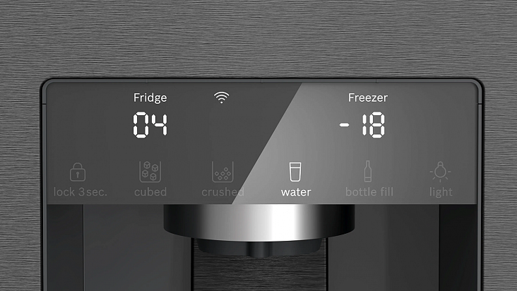 картинка Отдельностоящий холодильник Bosch KFI96AXEA графит 