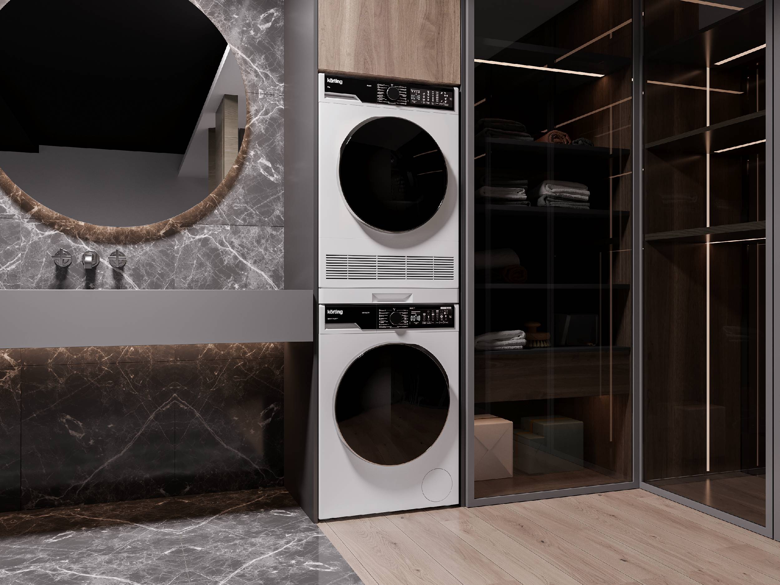 картинка Стиральная машина с паром Korting KWM 58ILS1299 