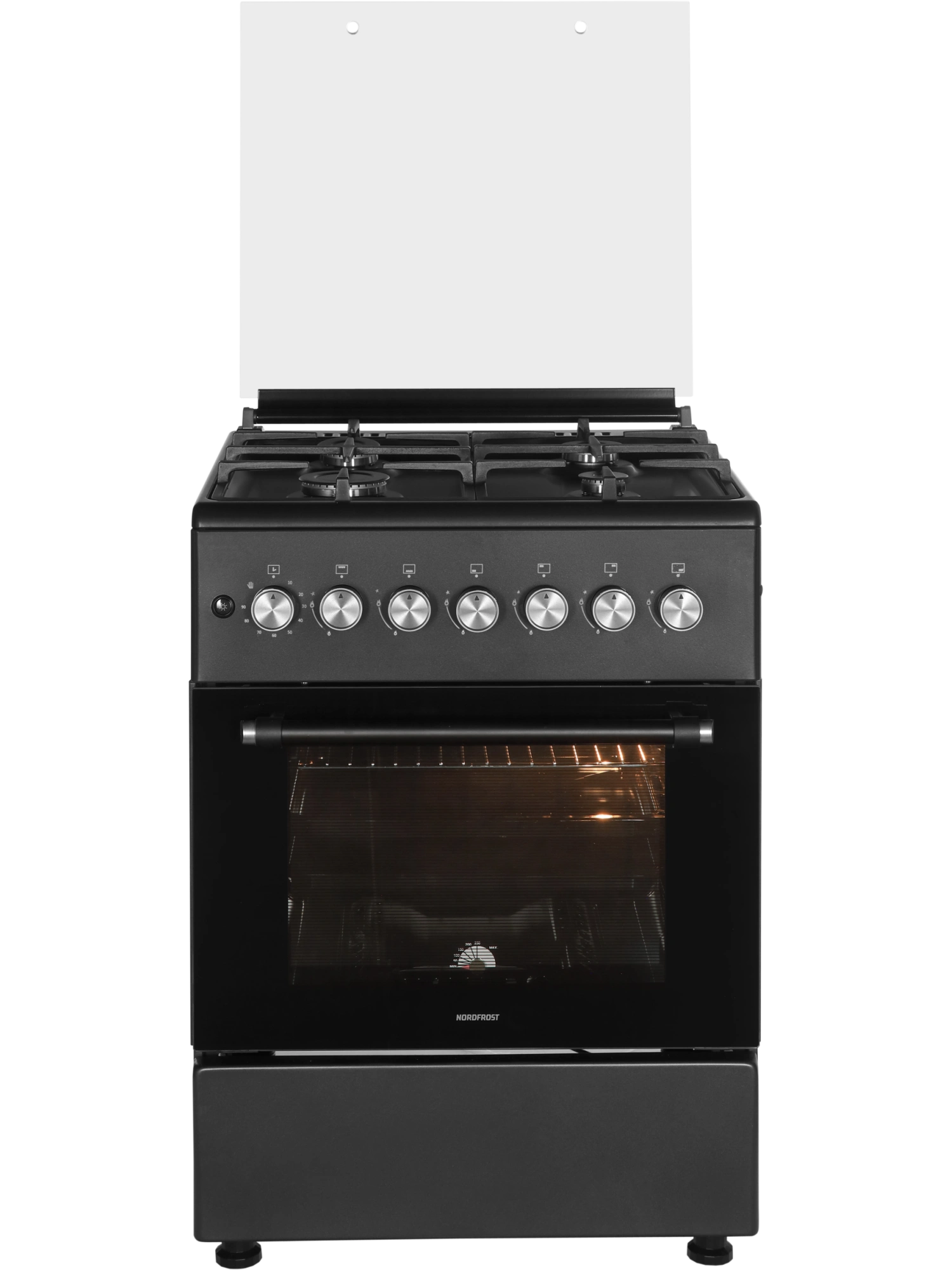 картинка Газовая кухонная плита Nord GG 6064 Gd графит 