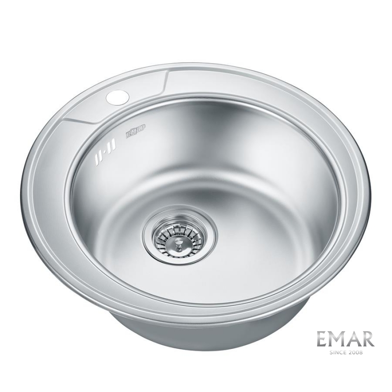 картинка Мойка Emar Steel ЕМ-490 DECOR 