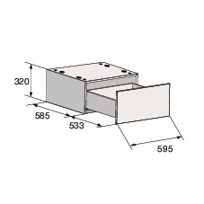 картинка Напольный выдвижной ящик ASKO HPS5323S 