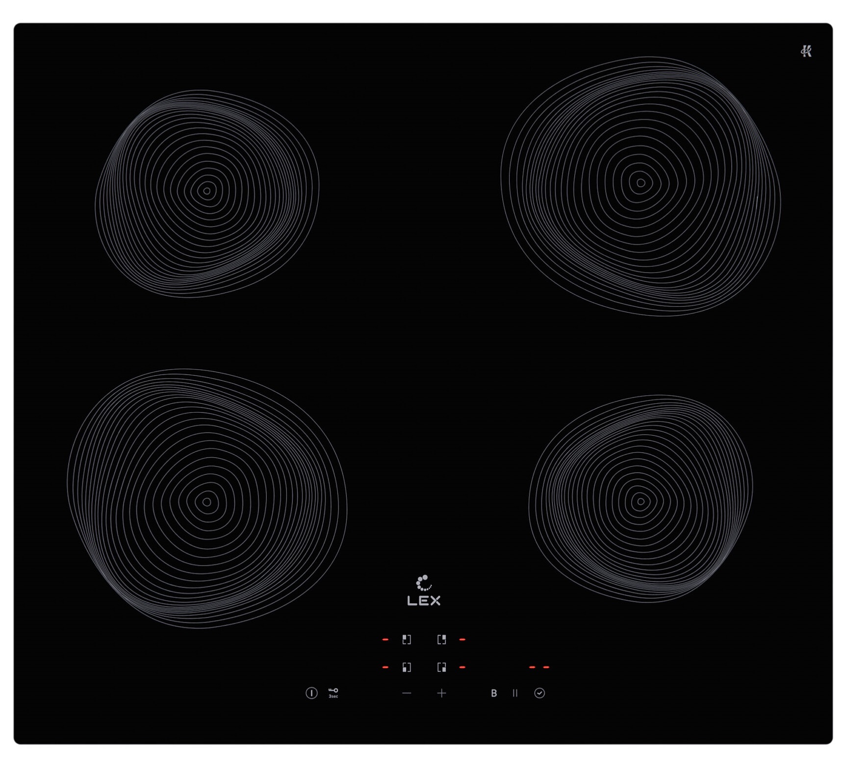 картинка Варочная панель Lex EVI 640 R2 BL 