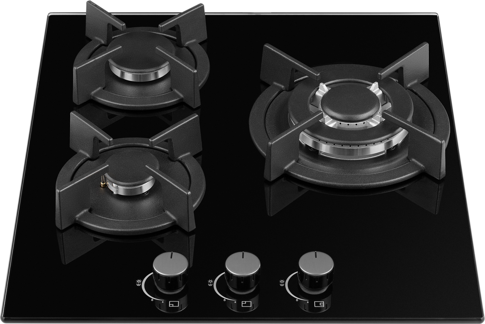 картинка Газовая варочная панель Weissgauff HGG 451 BGh Nano Glass 