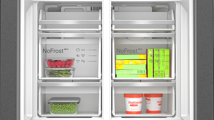 картинка Отдельностоящий холодильник Bosch KFI96AXEA графит 