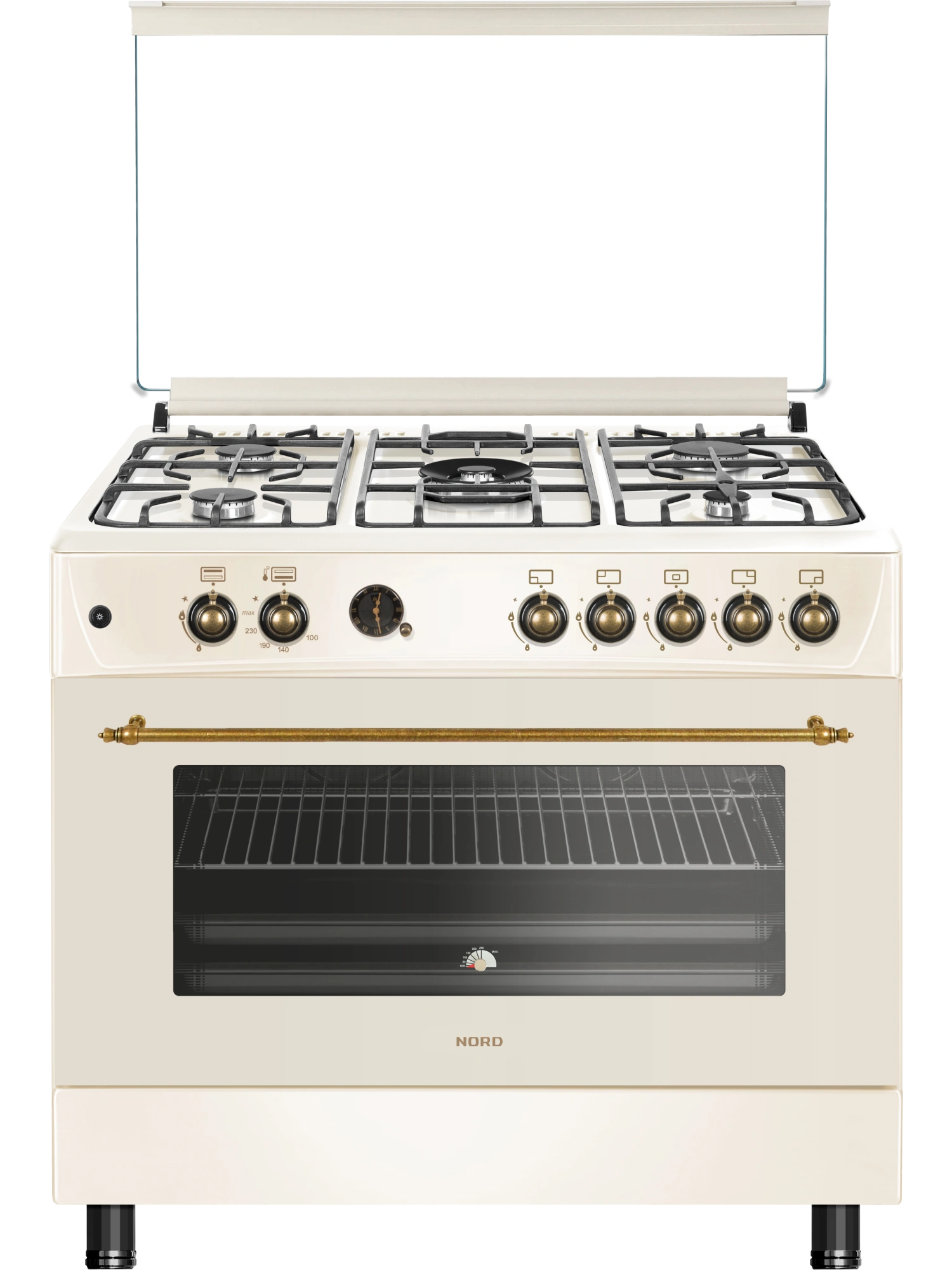 картинка Газовая кухонная плита Nord GG 9064 YR бежевый 