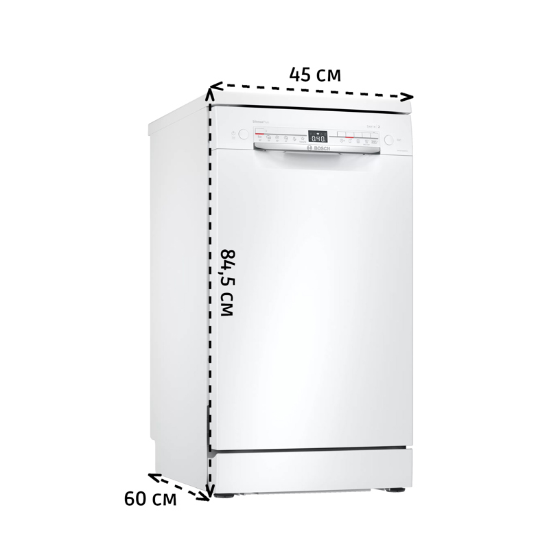 картинка Посудомоечная машина отдельностоящая Bosch SPS2HMW54Q  картинка Посудомоечная машина отдельностоящая Bosch SPS2HMW54Q