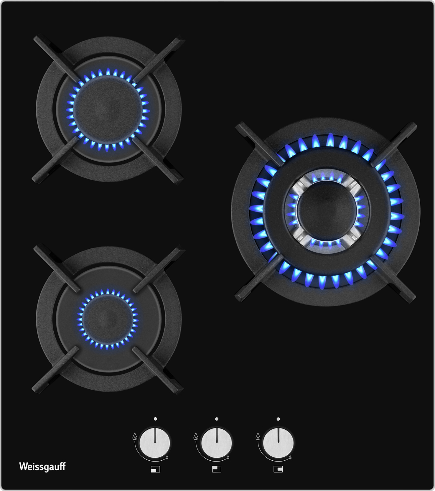 картинка Газовая варочная панель Weissgauff HG 430 BGV 