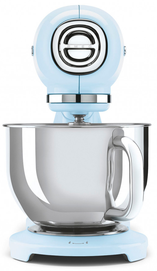 картинка Миксер планетарный Smeg SMF05PBEU постельный голубой 